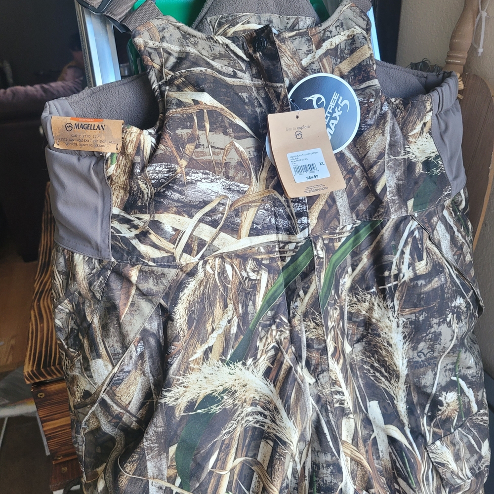 Magellan Outdoors Camouflage Bib Overalls